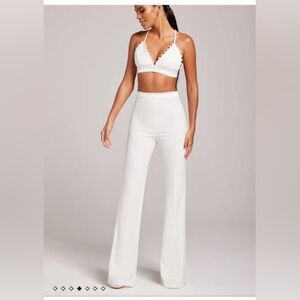 Nadine Merabi Charlotte white trousers